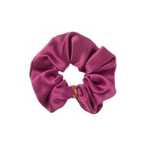Saint Laurent Cassandre Silk Twill Scrunchie